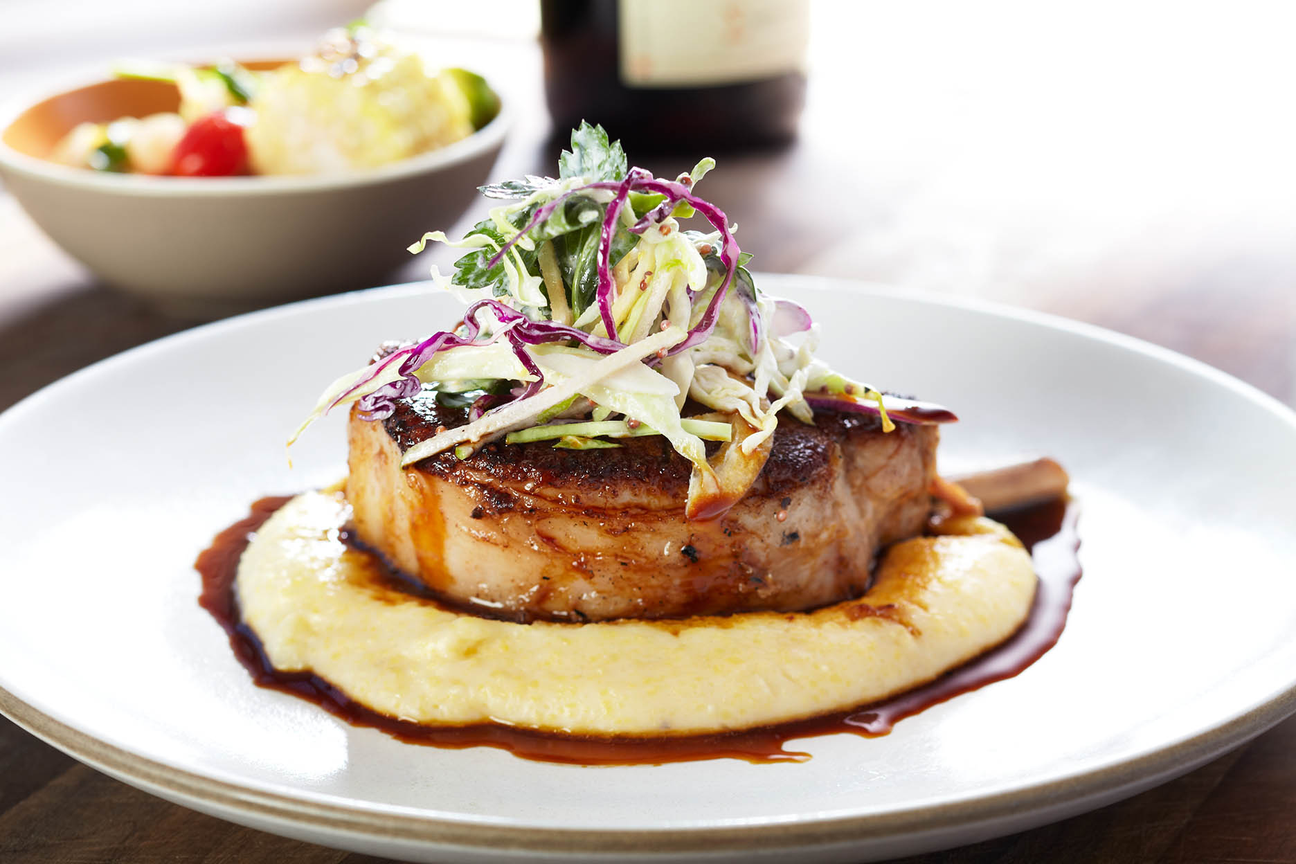 Pork Chop and Mashed Potatoes