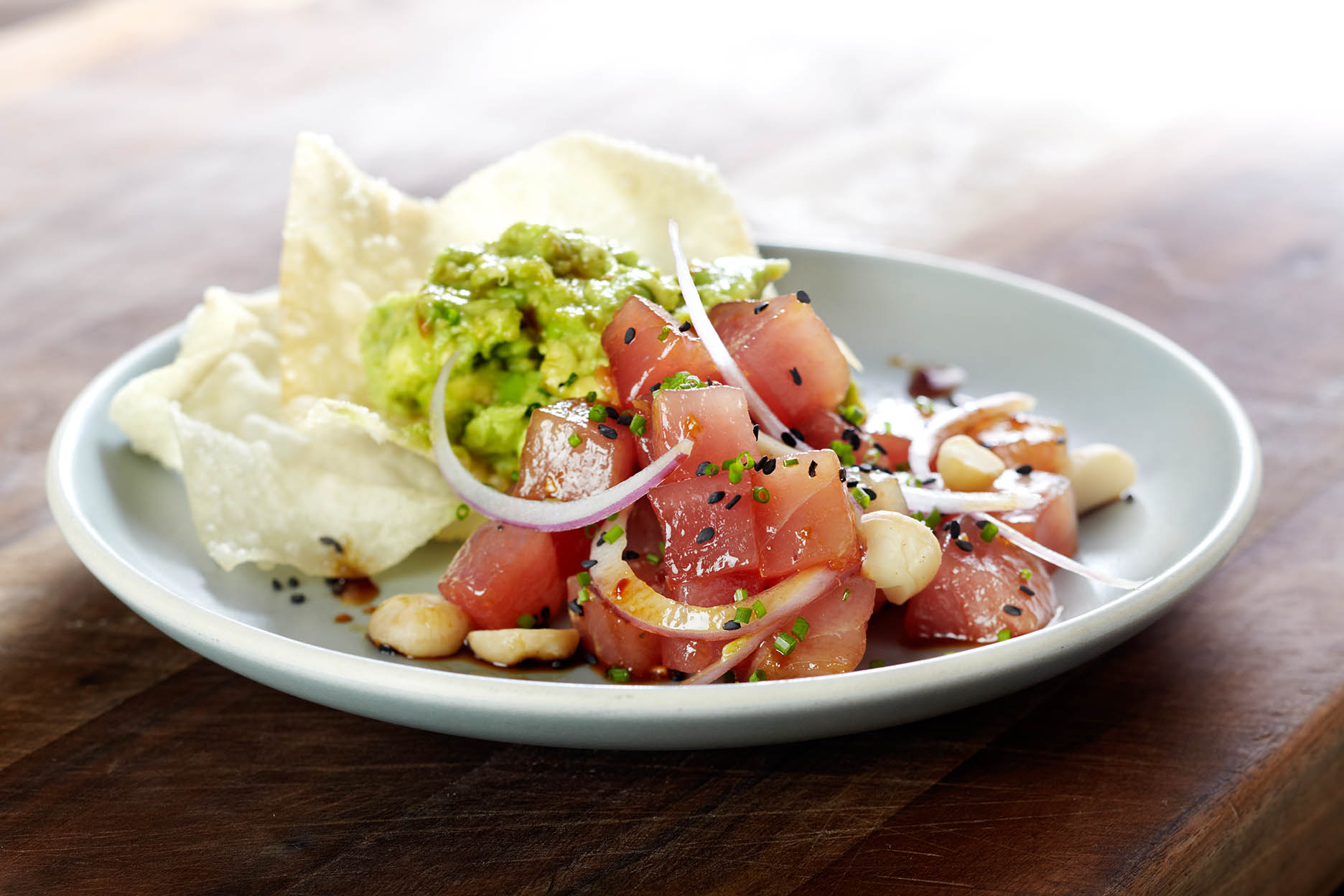 Ahi Tuna Salad with Avocado • Chef Warren Schwartz