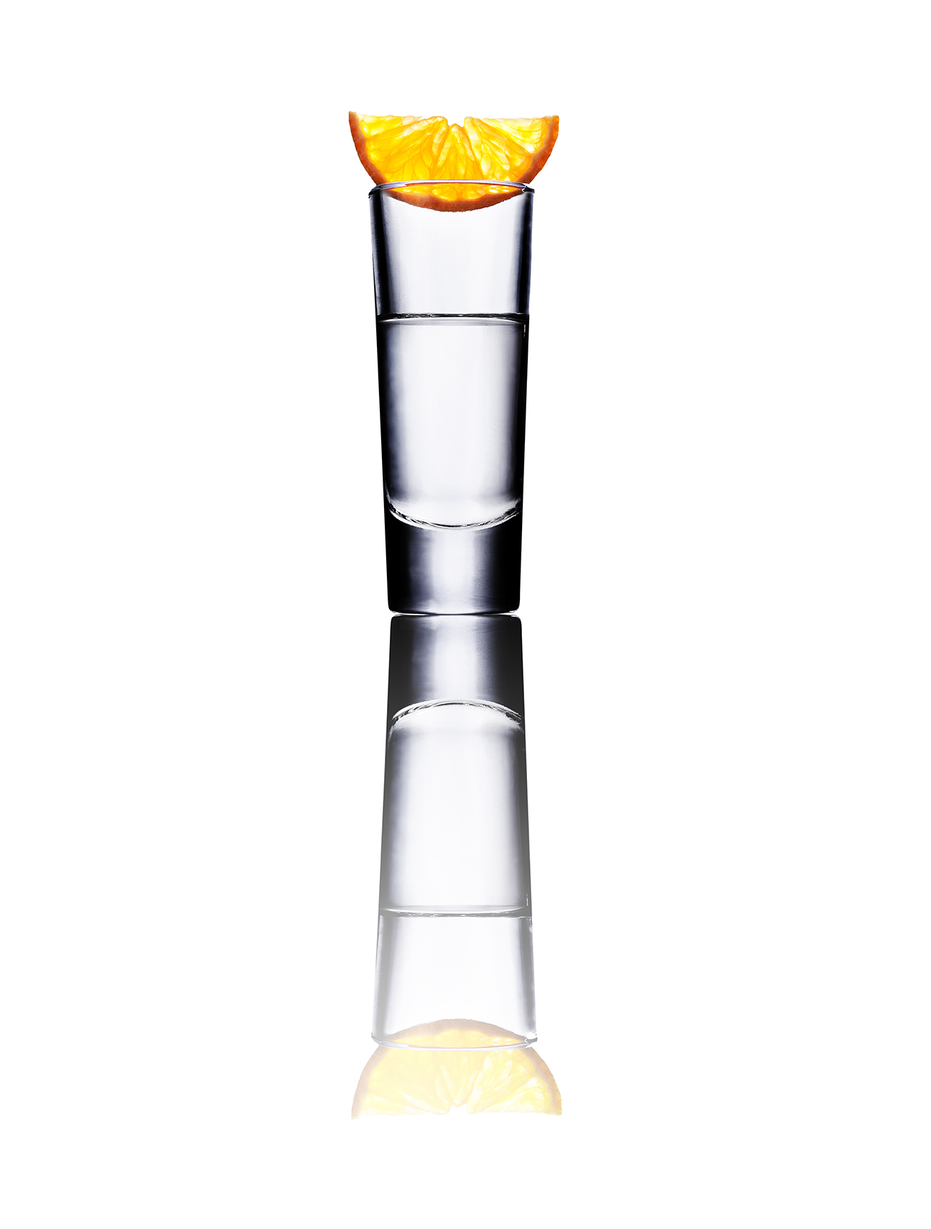 Tequila in Shot Glass