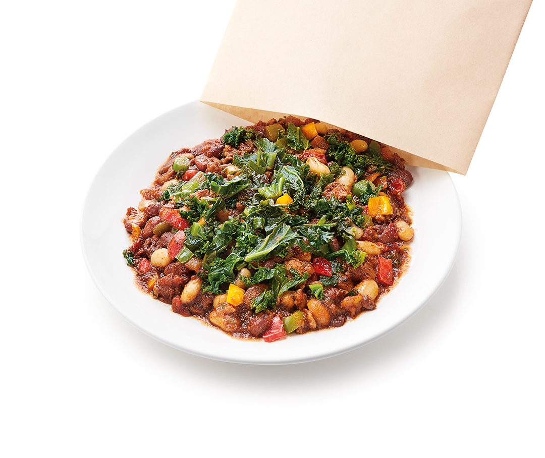Luvo Foods • Chicken Chorizo Chili with Beans