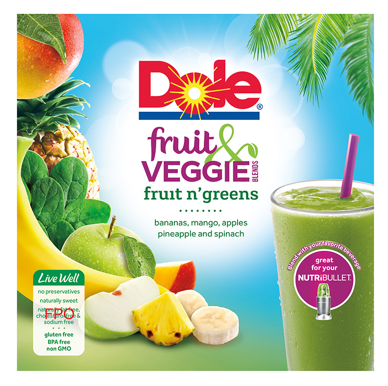 Dole Fruit and Veggie Blends Fruit n Greens 