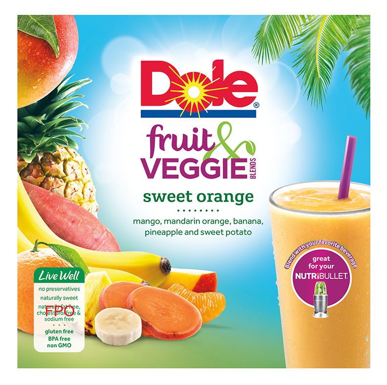Dole Fruit and Veggie Blends Sweet Orange 