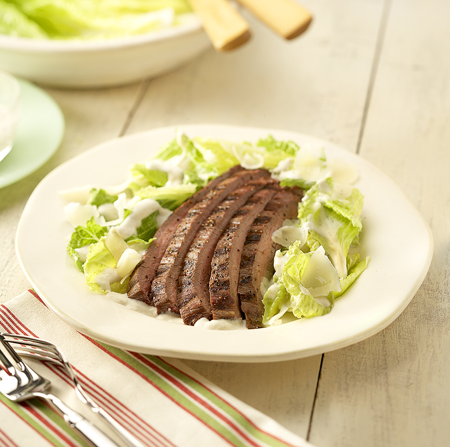 Flank Steak Caesar Salad 