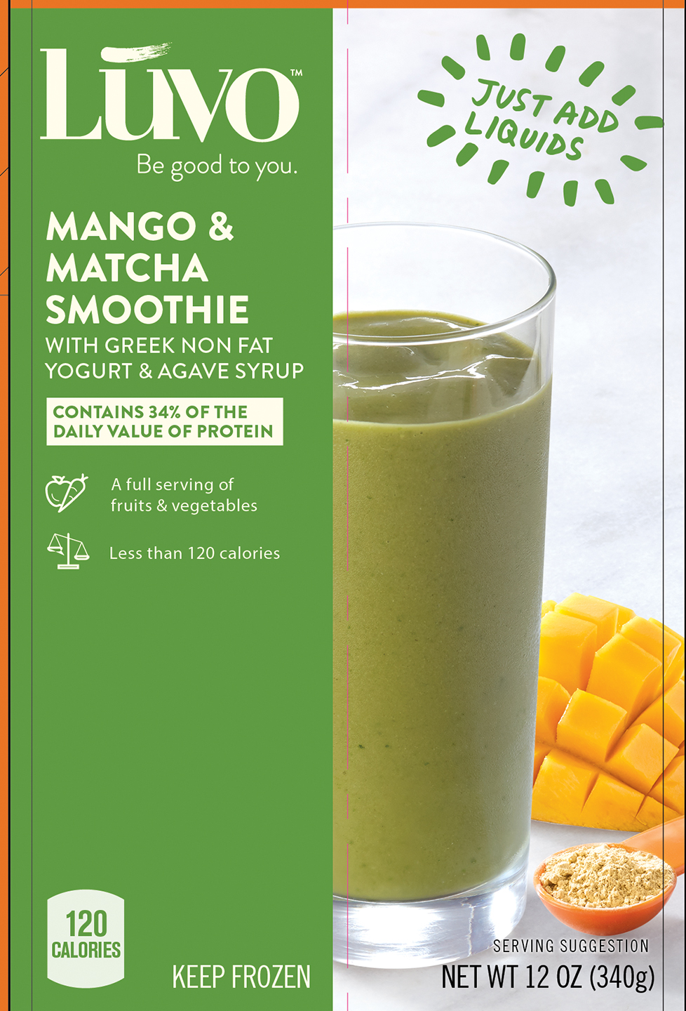Luvo Foods • Mango Macha Smoothie
