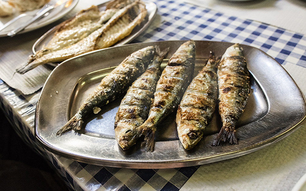 Grilled Sardines • Sintra, Portugal
