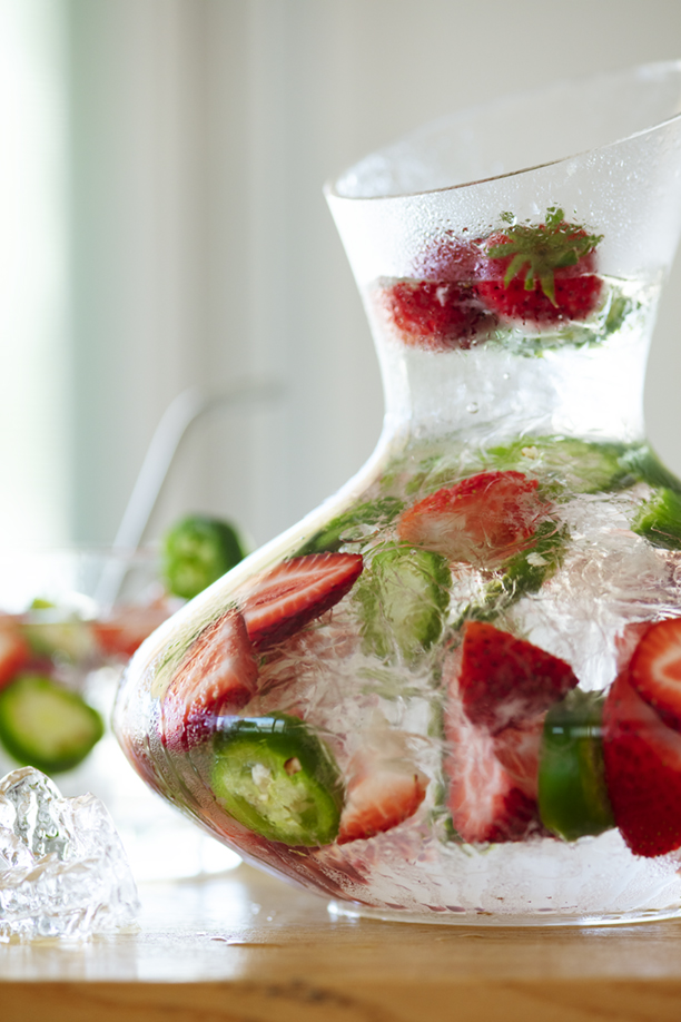 Strawberry Jalapeno Infused Water
