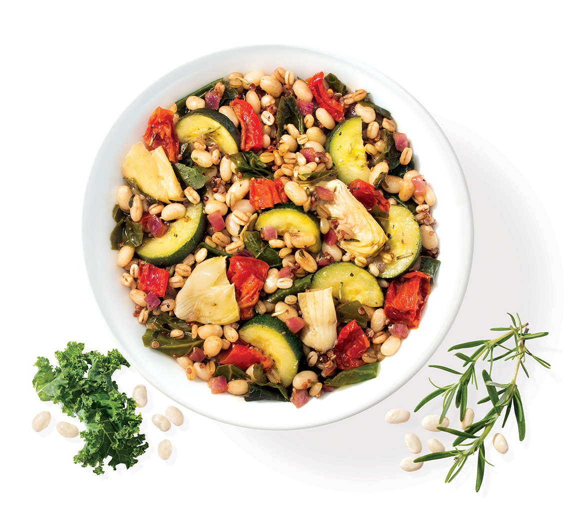 Luvo Foods • Wheat Berry Barley Quinoa Tuscan Salad