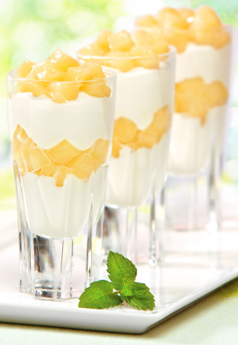 Layered Pineapple & Cream Dessert